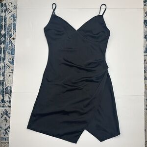 Women’s small Black Dress altar’d state mini silky little black dress classic